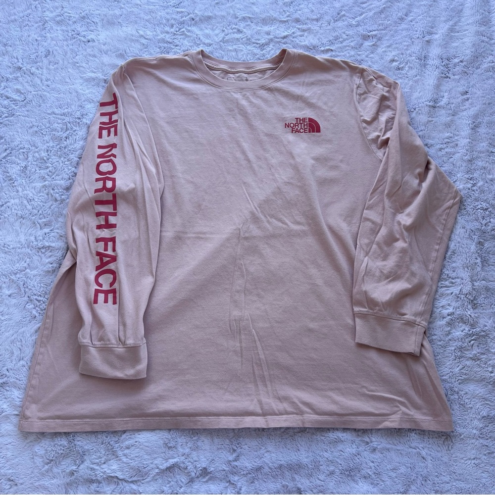 The North Face Light Pink Long Sleeve Top - Size XXXL